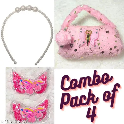 Cute, fur material, sling bag with chain, handbag, crossbody style, for girls