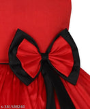 Satin casual frock for kids, 3-12 years, Indian made