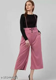 Pink cotton blend jumpsuit with inner, stylish women's fashion for various occasions, made in India