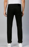 Black plain skinny jeans