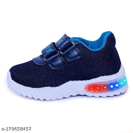 LED light up shoes, kids blue sneakers, casual outdoor sports running shoes