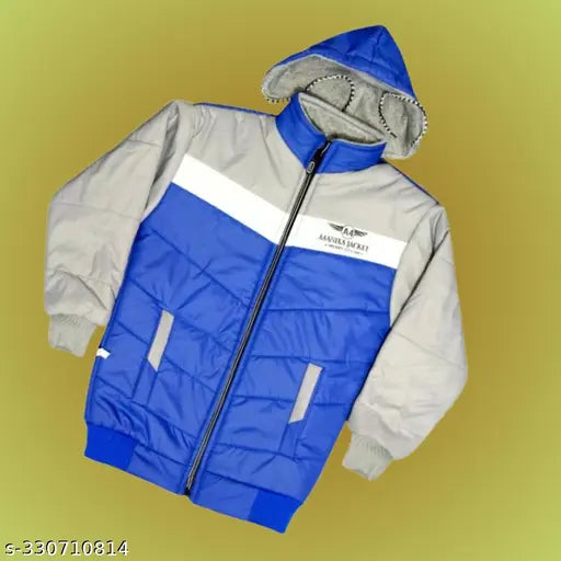 A4ANIXA trendy stylish jacket in blue and white for baby boys and girls