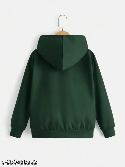 KEESOR Boys Printed Cotton Blend Hoodie Sweatshirt with long sleeves, autumn/winter style for 2-14 years