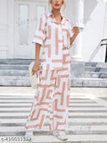 Latest design cotton blend Indian cord set for women, short sleeve top & bottom set, printed, sizes S-XL