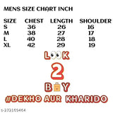 MENS ROUND NECK CAST KATAR HINDU DESIGN HALF SLEEVES PRINTED T SHIRTS