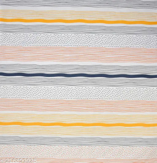 Striped microfiber royal collection elastic fitted bedsheets, ideal for summer, easy-to-tuck-in with 2 pillow covers (72 x 78 inches)