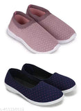 Canvas slip-on ballerinas by GAURAVI - trendy women's sport shoes in 2-pack, perfect for all occasions
