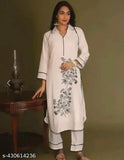 Rayon rayon kurta set with palazzos, printed net, three-quarter sleeves for women - Indian fashion, single or XL sizes available