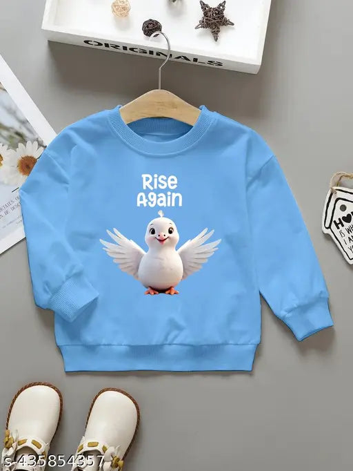 NEXTRENDZ KIDS SWEATSHIRT COMBO PACK OF ANY 2. FULL SLEEVE FRONT BACK PRINT DESIGN.