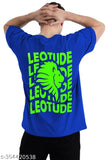 Trendy LEOTUDE Men's Oversized Half Sleeve Round Neck Casual T-Shirt | Plus Size Also Available