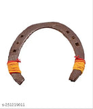Black metal horse shoe, traditional Asli Kaale Ghode Ki Naal for Vastu compliance, Indian religious product