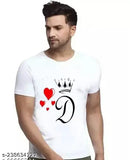 Polyester half sleeve round neck printed men's t-shirt, casual style with short sleeves, India origin