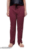 Maroon sweatpants with black lining and pockets