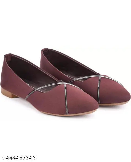 Synthetic slip-on ballerinas - trendy, comfortable flats for women (IND-3 to IND-8), India
