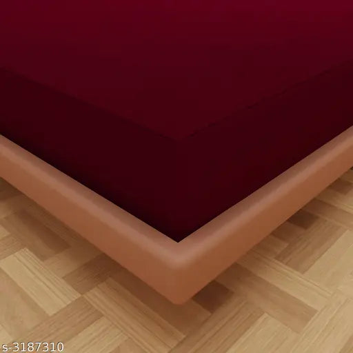 Maroon wine Dream Care Gadda Cover, ultra-soft, hypoallergenic King Size mattress protector (72 x 72 inches), waterproof with elastic band