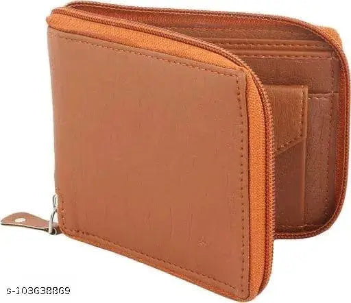 PU Classic world casual wallet, solid black bi-fold for men. Ample storage space for cards, coins, and cash. Ideal gift for friends or family." (109 characters)