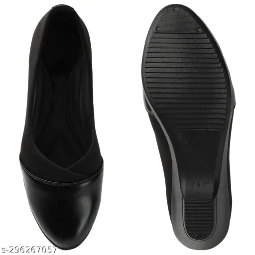 Synthetic leather black brogues, slip-on style - TRBB72 on display