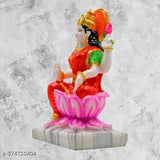 Marble Lakshmi Idol for Home puja - Hindu Goddess Diwali decor, symbolizing wisdom, wealth, and success, originating from India