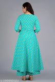 Women's cotton rayon Kurta & Palazzo set with three-quarter sleeves, featuring a vibrant printed net design. Pack of 2 sizes available, from M to XXXL