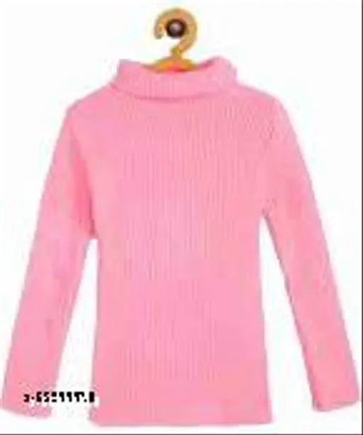 KASHU Punk highneck sweater, solid wool design for babies and toddlers (0-12 months)