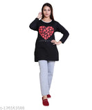 Wool winter Laies night suit with printed net pattern, XL size for warm and cozy indoor wear