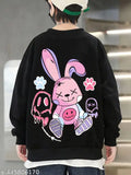 Kids Round Neck Printed Sweatshirt Material Type Fleece