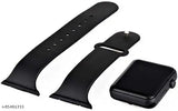 Black silicone kids watch with adjustable band, small watch face
