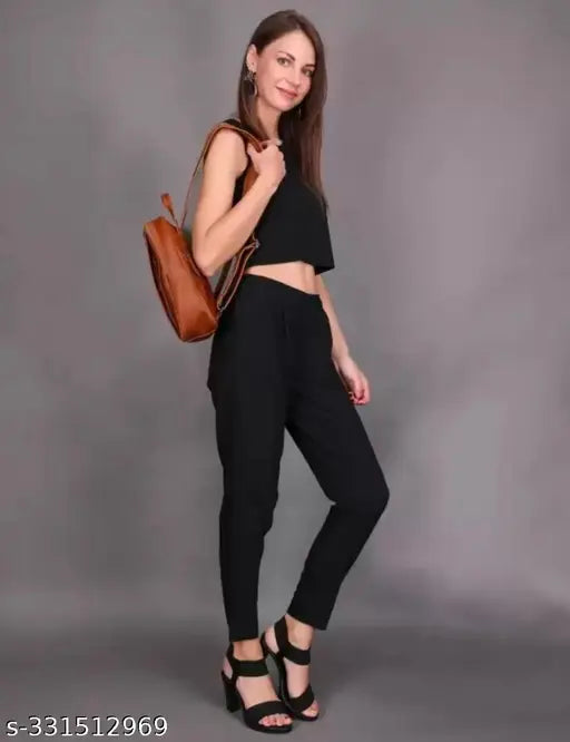 Black cigarette pant