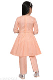 Embroidered rayon anarkali pyjama sets for girls (India), 2-3yrs to 6-7yrs