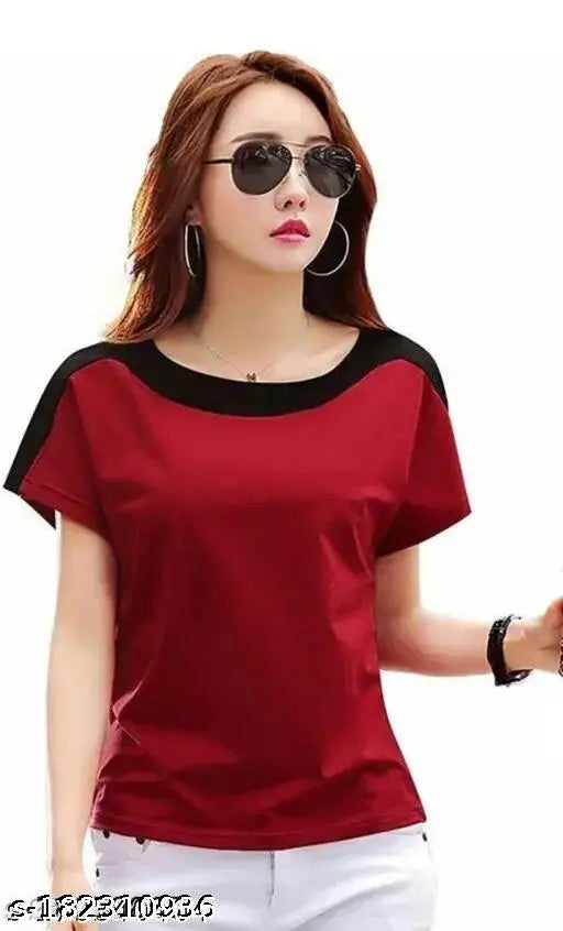 Classy cotton blend women's t-shirts (pack of 3) - fashion forward, versatile, comfortable, lightweight & soft