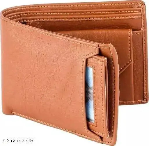 Gorgeous faux leather handbag, classic design for men's sling, solid-toned accessory with 2 compartments, Indian origin