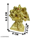 Synthetic resin Varahi Amman idol, symbolizing purity and prosperity, handcrafted in India with intricate detailing, 6cm x 6.5cm x 2.5cm size, perfect for home or gifting occasions