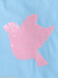 Acrylic long sleeve girls' embellished top-sweatshirt with net pattern, modern style for 2-4 years old