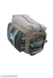 Multicolored hemp bag with strap