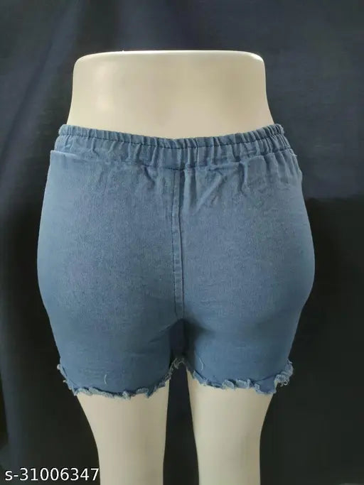 Denim women's shorts, fashionable and fabulous, size 26 & 28