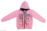 Smile In Life Presents Stylish Cotton Printed Full Sleeves Winter Zipper Hoodie For Boy's