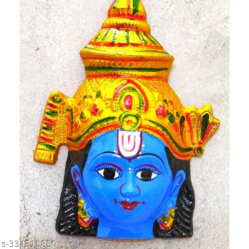 Metal nautical showpiece: Vishnu and Lakshmi idols, 12M x 12M x 12M for Vishnu Pooja or Lakshmi Kalyanam, made in India