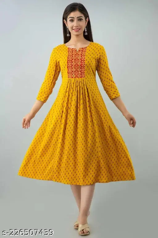 Pink anarkali kurta