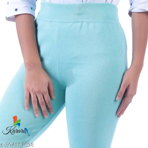 Cotton blend KARARO jeggings pack of 3, solid and lightweight, trendy and comfortable women's jeans from India