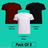 Trendy cotton men's t-shirts by LazyChunks, solid color with short sleeves, regular fit and premium combed jersey fabric for all-day comfort