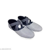 Grey synthetic Bellies and Ballerinas school wedding footwear for women and girls, ideal for parties and everyday wear. Comfortable walking experience with closed back design and colorblocked pattern. Made from 100% pure synthetic material