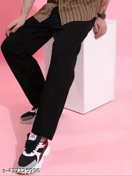 Black denim cotton jeans