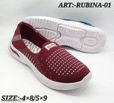 Printed textile ladies bellies, ankle loop size options: IND-4, IND-5, IND-6, IND-7, made in India