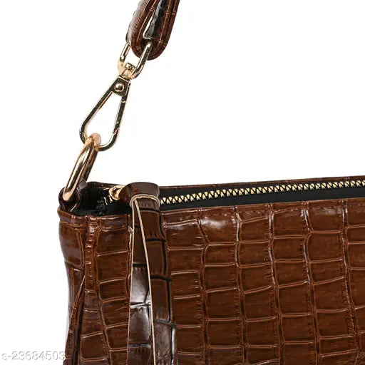 Leather sling bag, lightweight, travel purse, adjustable strap