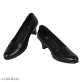 Synthetic leather women's & girls lightweight casual & formal heel bellies - modern style statement footwear for comfort and class