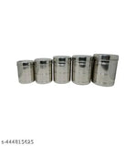 Stainless steel kitchen storage containers set of 5