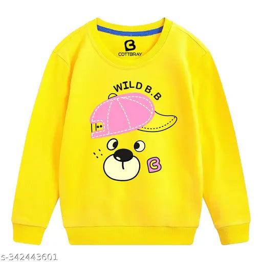 Unisex kids winter sweatshirt, soft and cozy cotton blend, vibrant color options for chilly days