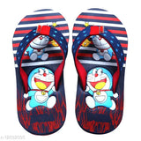 Black, red and white boys sandals with cartoon character design