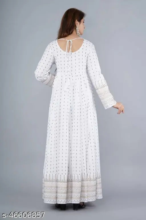 Long sleeve rayon Aishani Graceful kurti in printed combo, perfect for festivals and daily wear