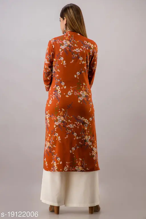 Rayon printed kurta plazzo set, three-quarter sleeves, Indian rayon fashion for women